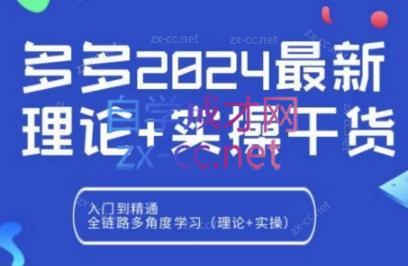 拼多多2024最新规则理论结合实际的干货-鼎誉项目网