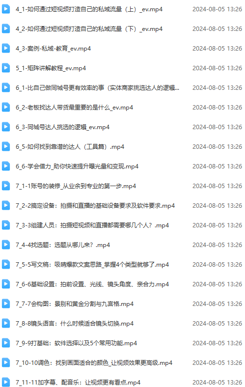 图片[2]-实体店老板获客特训营：认知、定位、文案、矩阵、直播、AI等(72节-鼎誉项目网