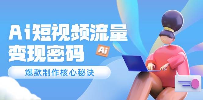 Ai短视频流量密码,爆款制作核心秘诀,120万案例深度解析-鼎誉项目网