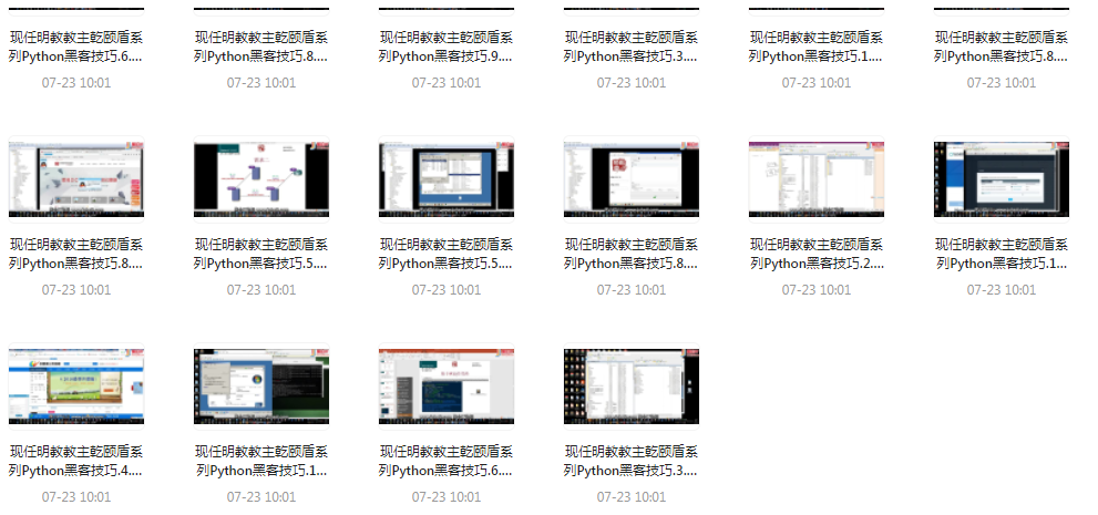 Python黑客技巧课程-鼎誉项目网