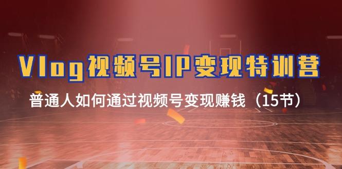 Vlog 视频号IP变现特训营，普通人如何通过视频号变现赚钱(15节-鼎誉项目网