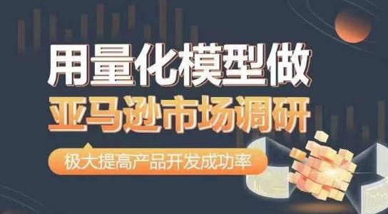 用量化模型做亚马逊市场调研，从数据出发，更高效更准确做判断，极大提高产品开发成功率-鼎誉项目网