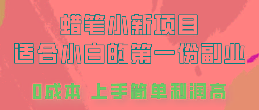 蜡笔小新项目拆解，0投入，0成本，小白一个月也能多赚3000+-鼎誉项目网