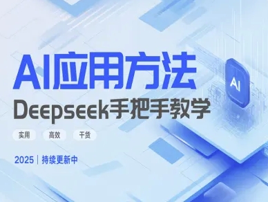 Deepseek实际应用技巧—手把手教学版，实用高效干货-鼎誉项目网