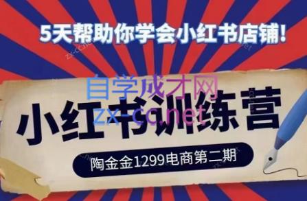 陶金金·小红书训练营(第二期)-鼎誉项目网
