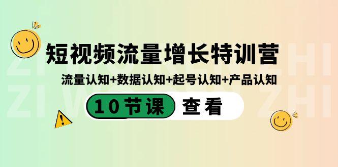 短视频流量增长特训营：流量认知+数据认知+起号认知+产品认知（10节课）-鼎誉项目网