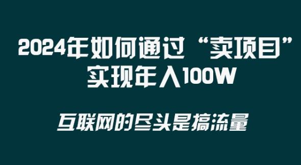 2024年 做项目不如‘卖项目’更快更直接！年入100万-鼎誉项目网