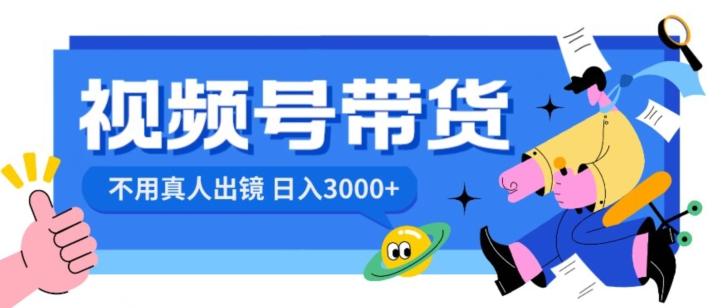 视频号带货，日入3000+，不用真人出镜-鼎誉项目网